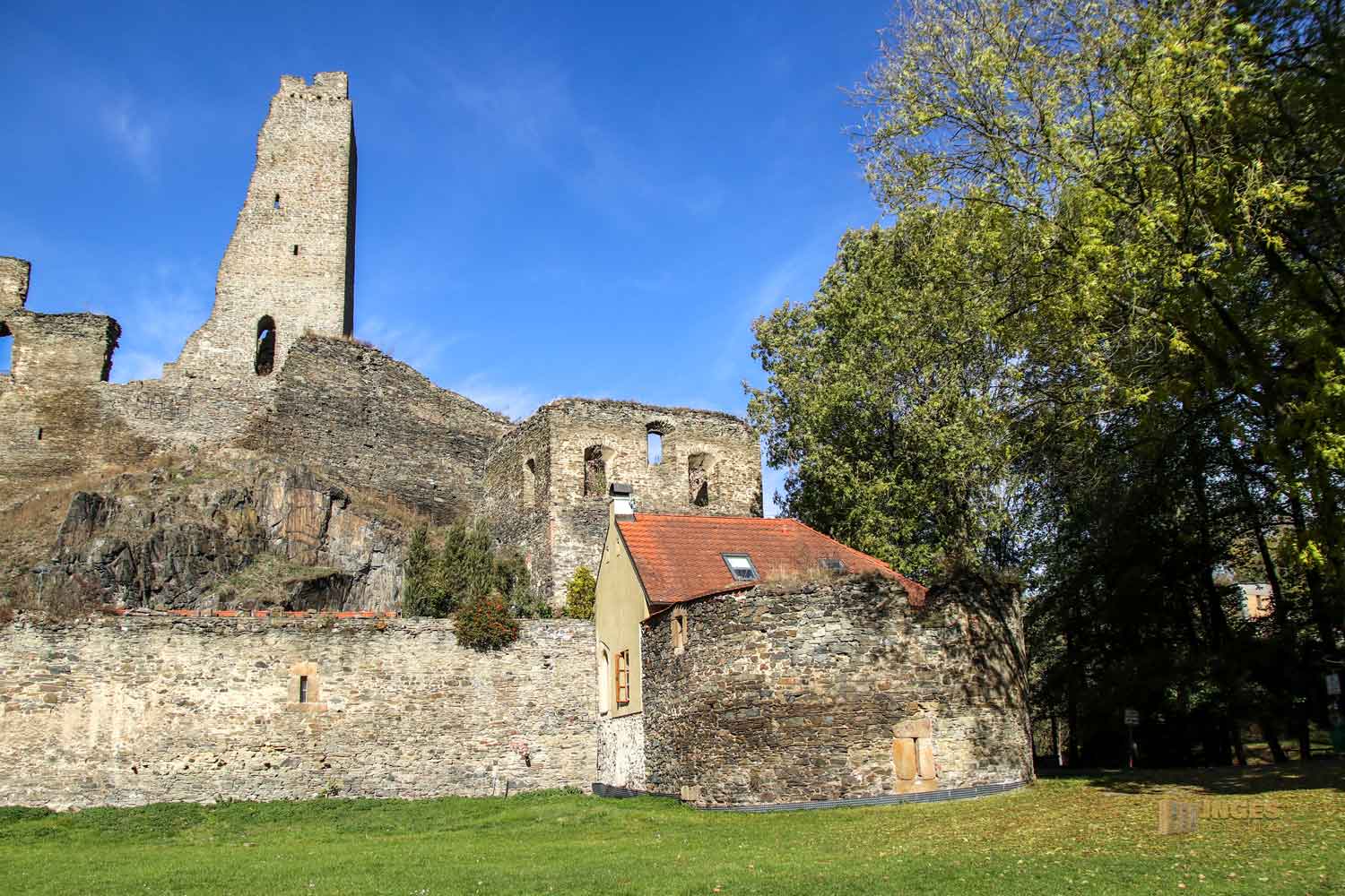 burg okor in mittelboehmen 1756 burg okor in mittelboehmen 1756