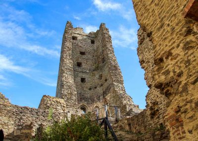 Burg Okoř bei Prag 46 kapelle im turm burg okor bei prag 1913