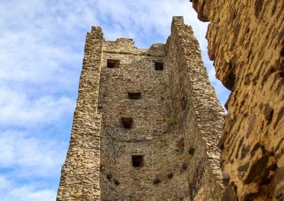 Burg Okoř bei Prag 40 turm von burg okor bei prag 1939