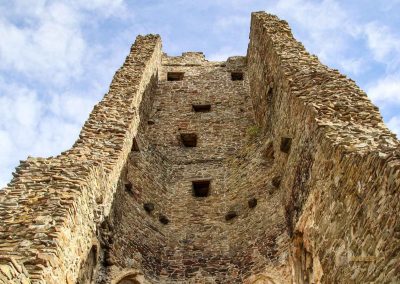 Burg Okoř bei Prag 41 turm von burg okor bei prag 1943