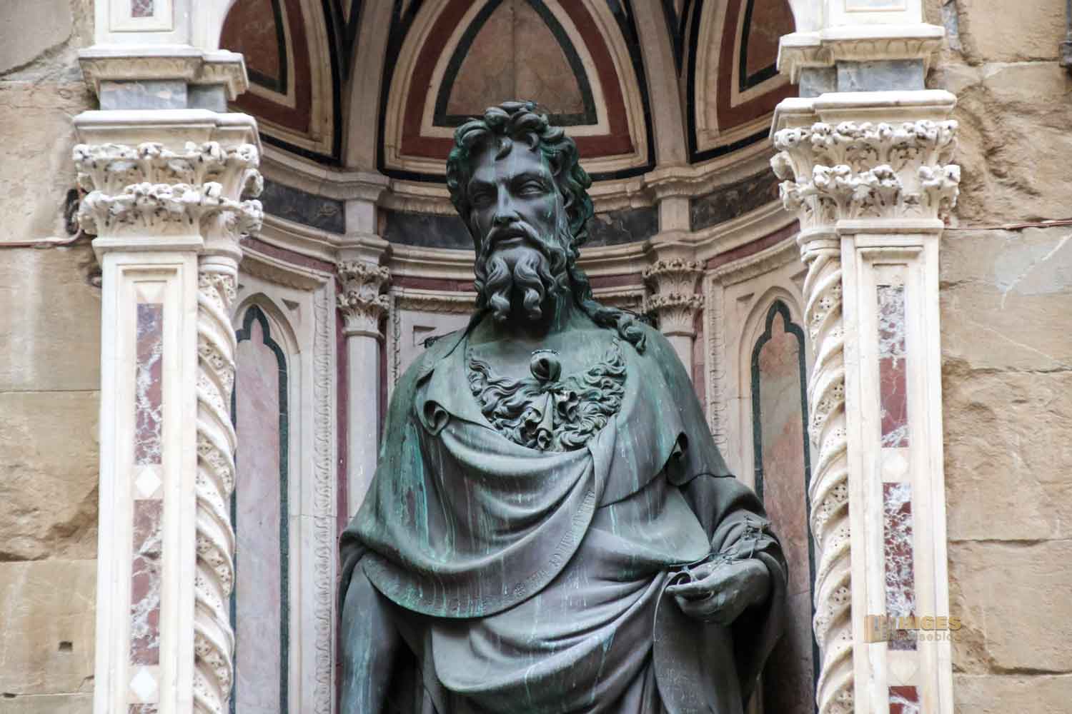 johannes der taeufer an der kirche orsanmichele in florenz 8624 johannes der taeufer an der kirche orsanmichele in florenz 8624