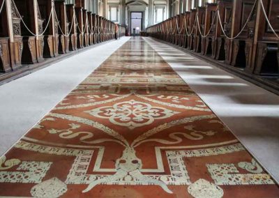 Florenz-Basilika-di-San-Lorenzo-Florenz-Bibliothek