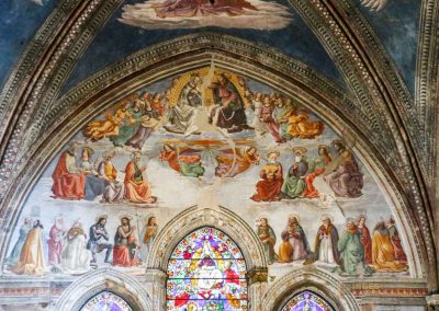 In der Basilika Santa Maria Novella in Florenz 37 Tornabuoni-Kapelle basilika santa maria novella florenz 3079