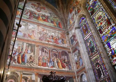 In der Basilika Santa Maria Novella in Florenz 33 Tornabuoni-Kapelle basilika santa maria novella florenz 3261