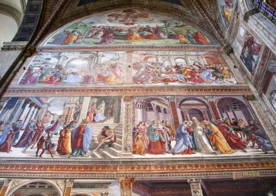 In der Basilika Santa Maria Novella in Florenz 34 Tornabuoni-Kapelle basilika santa maria novella florenz 3283