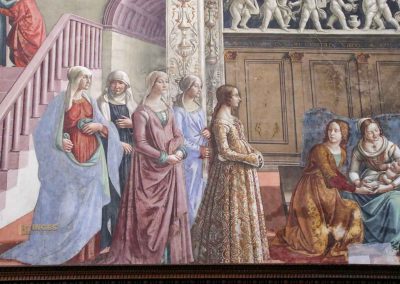 In der Basilika Santa Maria Novella in Florenz 35 Tornabuoni-Kapelle basilika santa maria novella florenz 3287