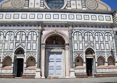 In der Basilika Santa Maria Novella in Florenz 3 aussenansicht basilika santa maria novella florenz 3599
