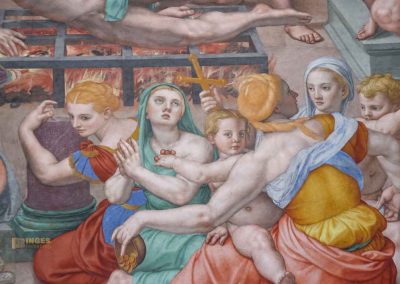 das martyrium des hl. laurentius (lorenzo) basilika san lorenzo florenz 3794