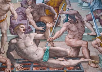 das martyrium des hl. laurentius (lorenzo) basilika san lorenzo florenz 3796