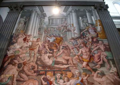 das martyrium des hl. laurentius (lorenzo) basilika san lorenzo florenz 3800