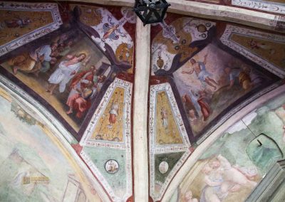 deckgewoelbe gruener kreuzgang santa maria novella florenz 3560