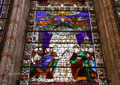 In der Basilika Santa Maria Novella in Florenz 41 fenster Tornabuoni-Kapelle basilika santa maria novella florenz 3276