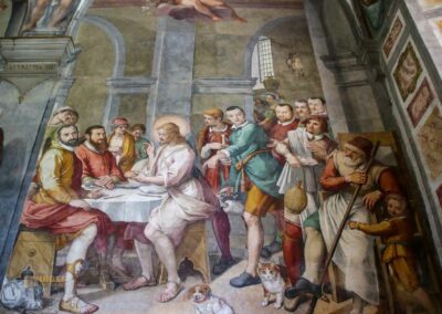 fresko jesus kreuzgang santo spirito florenz 7666