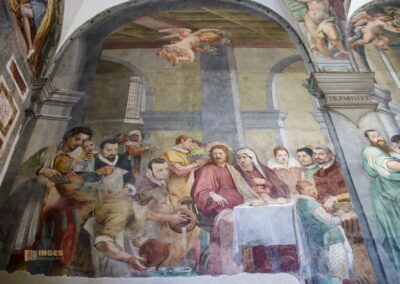 fresko jesus kreuzgang santo spirito florenz 7672