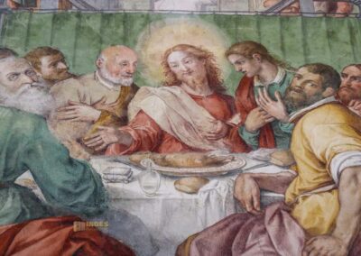 fresko jesus kreuzgang santo spirito florenz 7684