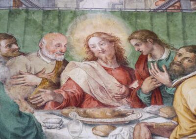 fresko jesus kreuzgang santo spirito florenz 7693