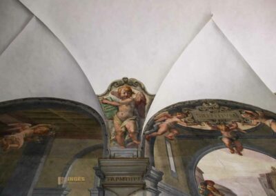 fresko jesus kreuzgang santo spirito florenz 7697