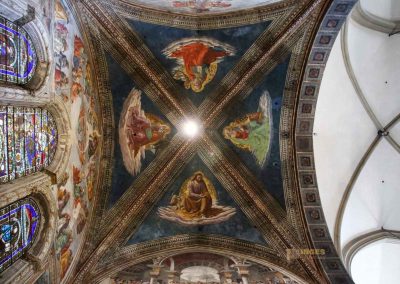 In der Basilika Santa Maria Novella in Florenz 38 gewoelbe Tornabuoni-Kapelle basilika santa maria novella florenz 3272