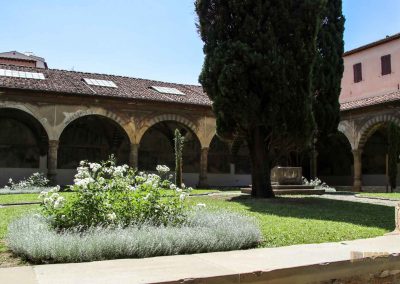 gruener kreuzgang santa maria novella florenz 3384