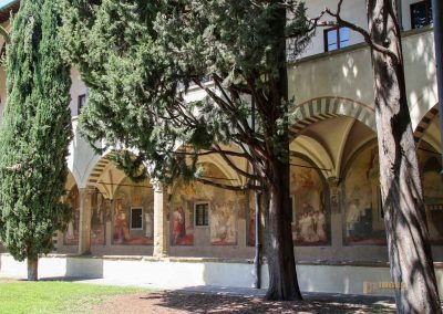 gruener kreuzgang santa maria novella florenz 3486
