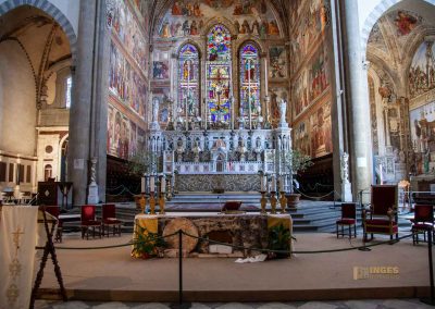 In der Basilika Santa Maria Novella in Florenz 18 hochaltar basilika santa maria novella florenz 0341