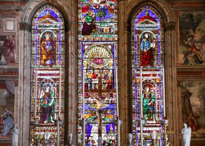 In der Basilika Santa Maria Novella in Florenz 21 hochaltar basilika santa maria novella florenz 3076