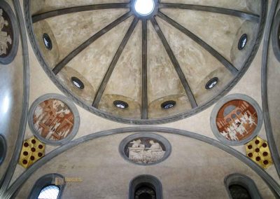 kuppel alte sakristei basilika san lorenzo florenz 3957