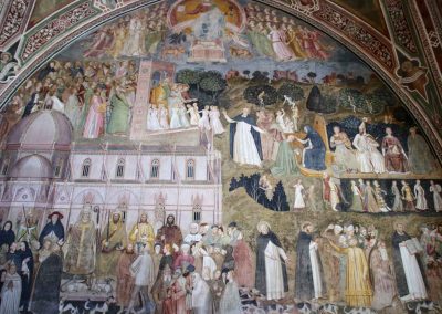 Die Spanische Kapelle der Basilika Santa Maria Novella Florenz 21 wandfresken der weg in den himmel spanische kapelle florenz 3419