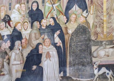 Die Spanische Kapelle der Basilika Santa Maria Novella Florenz 22 wandfresken der weg in den himmel spanische kapelle florenz 3422