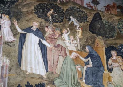 Die Spanische Kapelle der Basilika Santa Maria Novella Florenz 23 wandfresken der weg in den himmel spanische kapelle florenz 3424