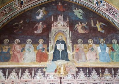 Die Spanische Kapelle der Basilika Santa Maria Novella Florenz 17 wandfresken thomas von aquin spanische kapelle florenz 3411