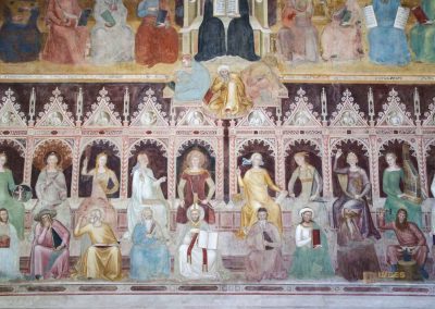 Die Spanische Kapelle der Basilika Santa Maria Novella Florenz 18 wandfresken thomas von aquin spanische kapelle florenz 3413