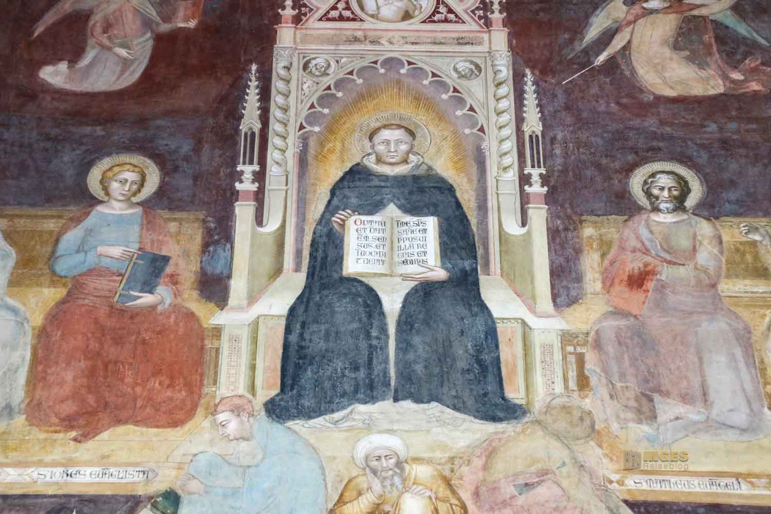 wandfresken thomas von aquin spanische kapelle florenz 3452 wandfresken thomas von aquin spanische kapelle florenz 3452