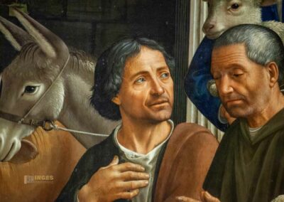 In der Basilika Santa Trinita in Florenz 19 anbetung der hirten von ghirlandaio santa trinita florenz 0096