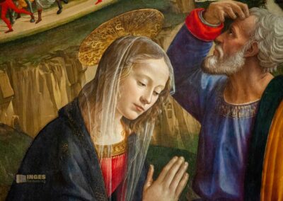 In der Basilika Santa Trinita in Florenz 18 anbetung der hirten von ghirlandaio santa trinita florenz 0098