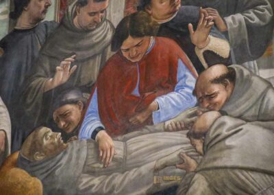 In der Basilika Santa Trinita in Florenz 16 freskenzyklus hl. franziskus sassetti kapelle santa trinita florenz 9289