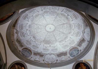 kuppel kapelle barbadori santa felicita florenz 0110