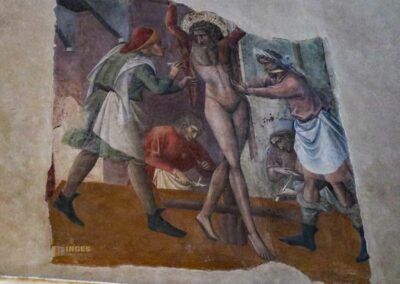 In der Basilika Santa Trinita in Florenz 40 scali-kapelle santa trintia florenz 9382