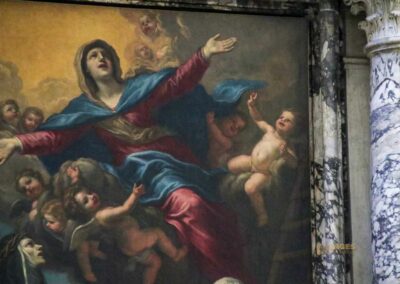 seitenaltar linkes querschiff kirche santa felicita florenz 8048