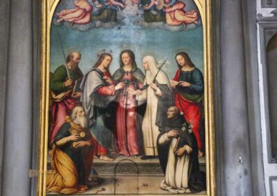 In der Basilika Santa Trinita in Florenz 56 seitenkapellen basilika santa trinita florenz 9401