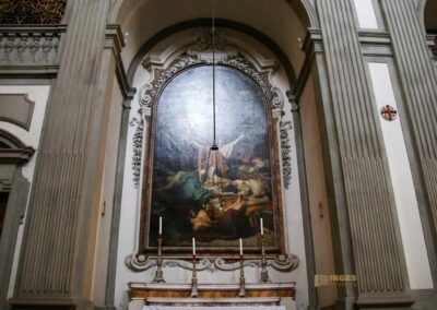 seitenkapellen kirche santa felicita florenz 8005