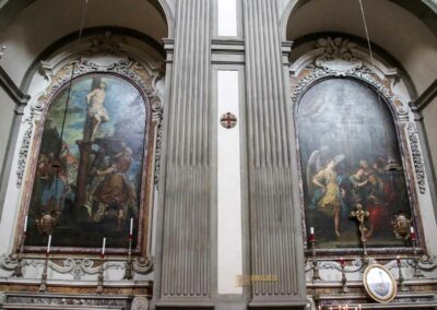 seitenkapellen kirche santa felicita florenz 8095