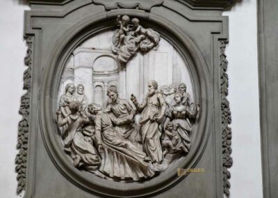 In der Kirche San Filippo Neri in San Firenze in Florenz 17 seitenreliefs kirche san filippo neri florenz 1417