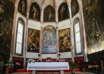 In der Kirche Madonna dell' Orto in Venedig 9 hauptaltar kirche madonna dell orto venedig 9988