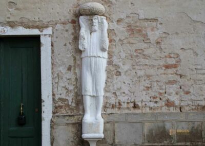 Vom Fondamente Nove zur Kirche Madonna dell' Orto in Venedig 38 am campo dei mori in venedig 9881