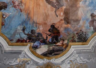 Im Palazzo Ca' Rezzonico in Venedig 20 amerika decke ballsaal palazzo ca rezzonico venedig_0081T3