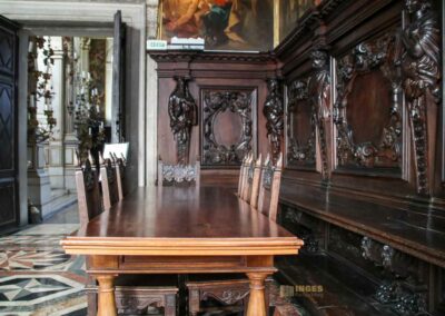 Mein Bummel durch den Sestiere Dorsoduro (Mitte) in Venedig 32 archivsaal scuola grande dei carmini venedig_0856