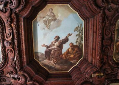 Mein Bummel durch den Sestiere Dorsoduro (Mitte) in Venedig 31 decke archivsaal scuola grande dei carmini venedig_0872