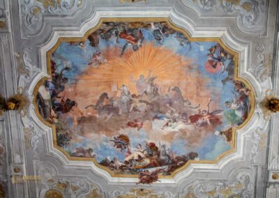 Mein Bummel durch den Sestiere Dorsoduro (Mitte) in Venedig 64 decke ballsaal palazzo ca rezzonico venedig_0081