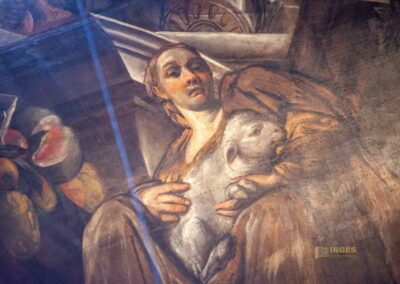 In der Kirche San Pantalon in Venedig 12 decke kirche san pantalon venedig_0250